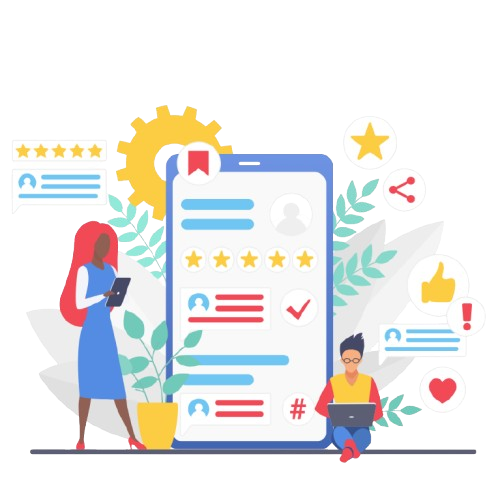 Ilustración de reseñas